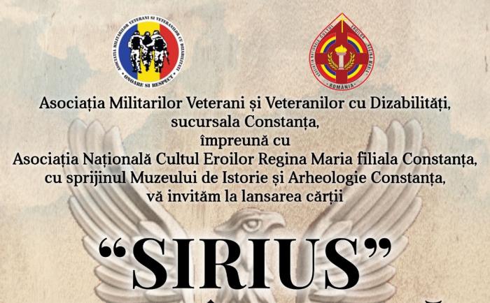 Lansare de carte la Muzeul de Istorie Constanța: SIRIUS, MISIUNE ÎNDEPLINITĂ